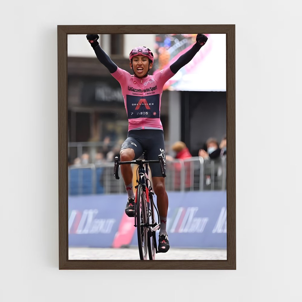 Poster Victoire en Vélosprint – affiche Cyclisme (vue 5)
